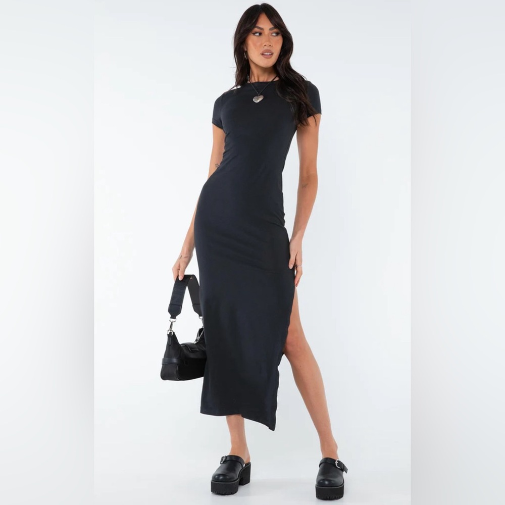 NWT Princess Polly Lex Maxi Dress in Black